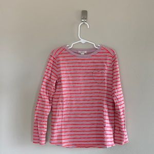 Girls Crewcuts Striped Long Sleeved T